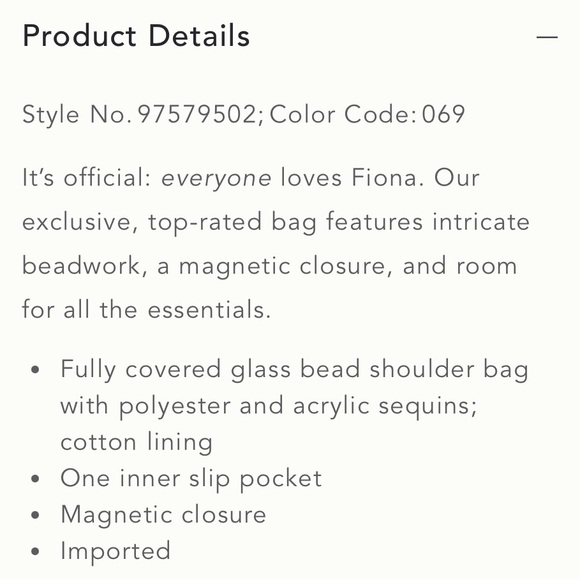 New Anthropologie Beaded Bag - Picture 5 of 6